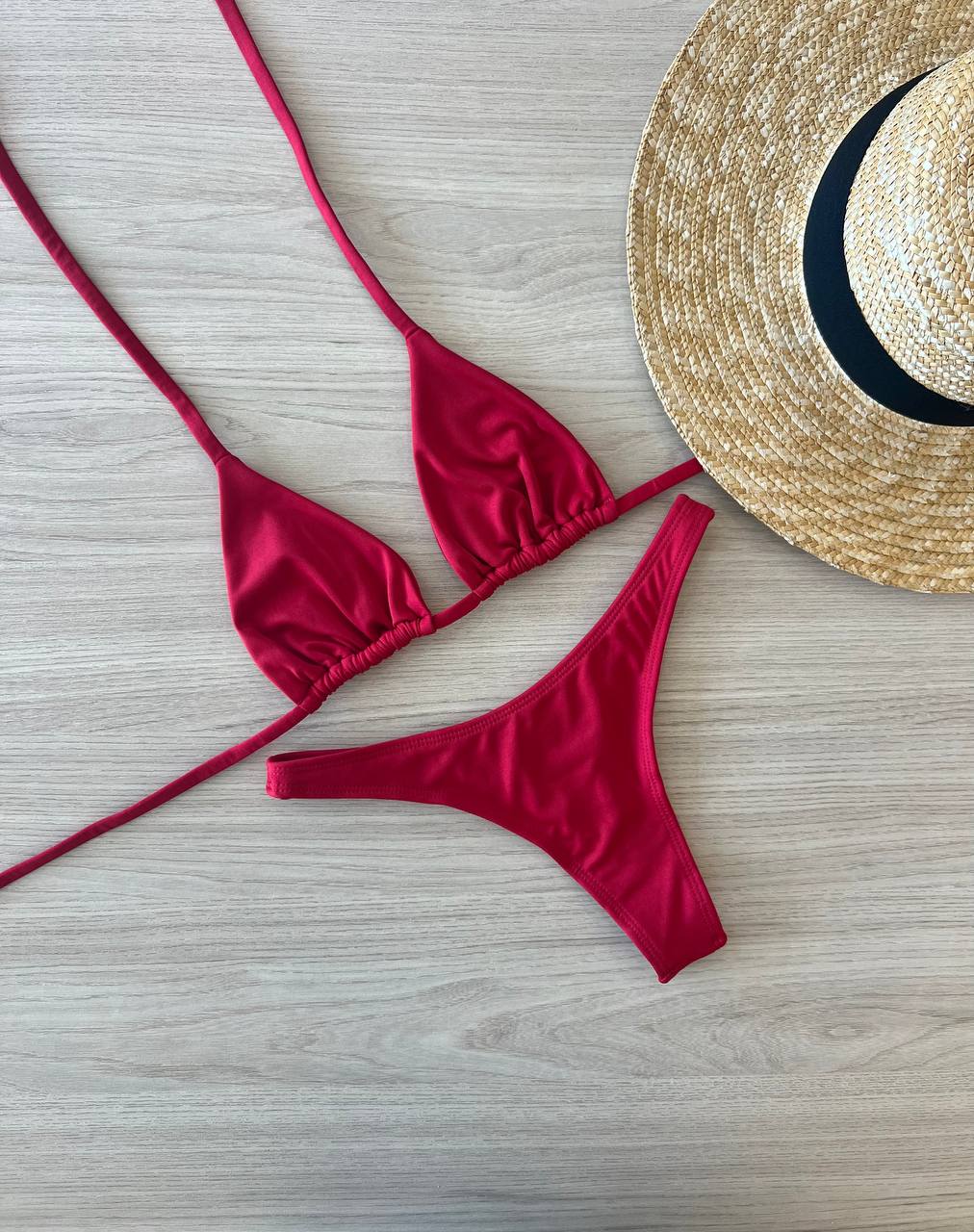 Biquíni Asa Delta Cereja