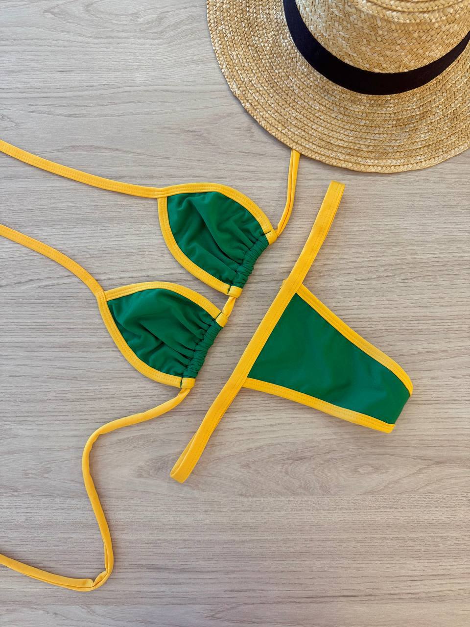 Biquíni Fita Verde e Amarelo