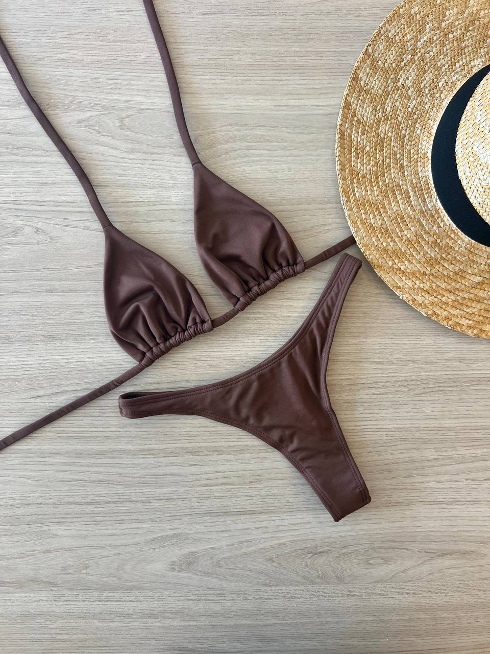 Biquíni Asa Delta Marrom