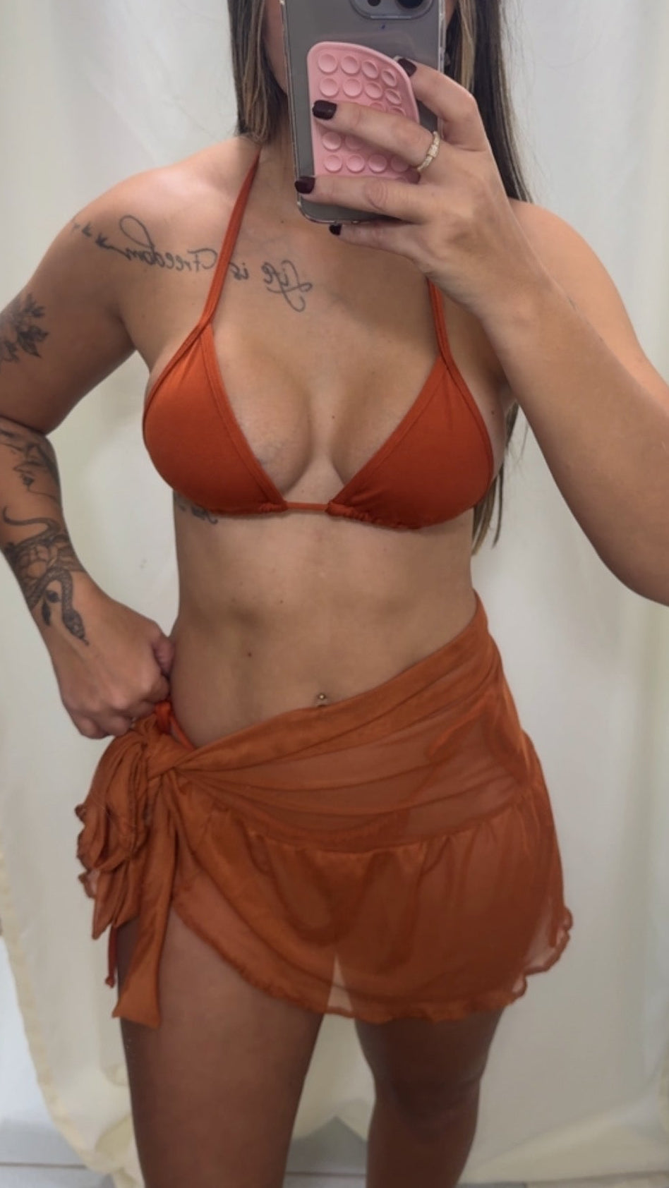 Saia Babado Curta
