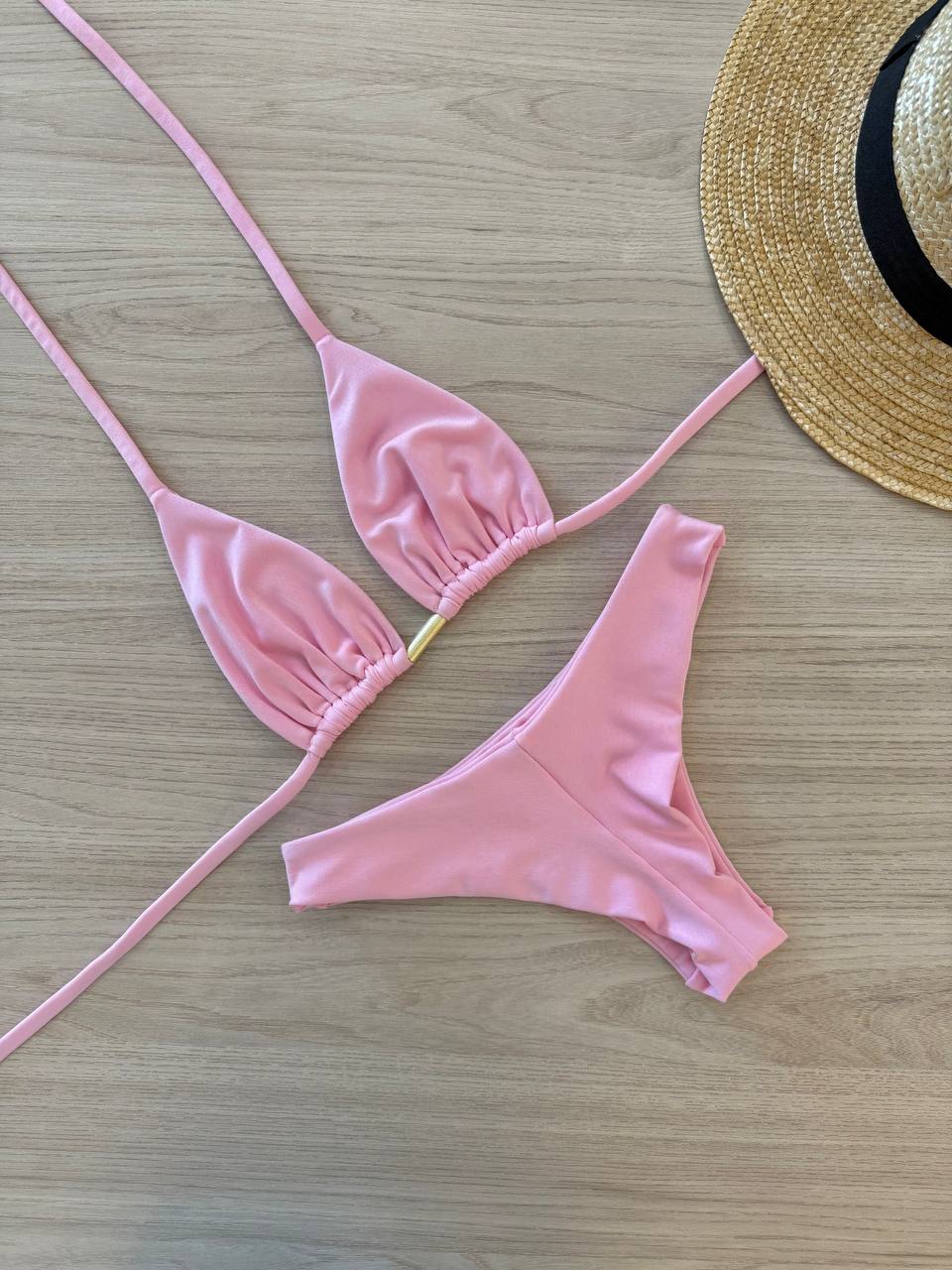 Biquíni Asa Delta Rosa Bebê