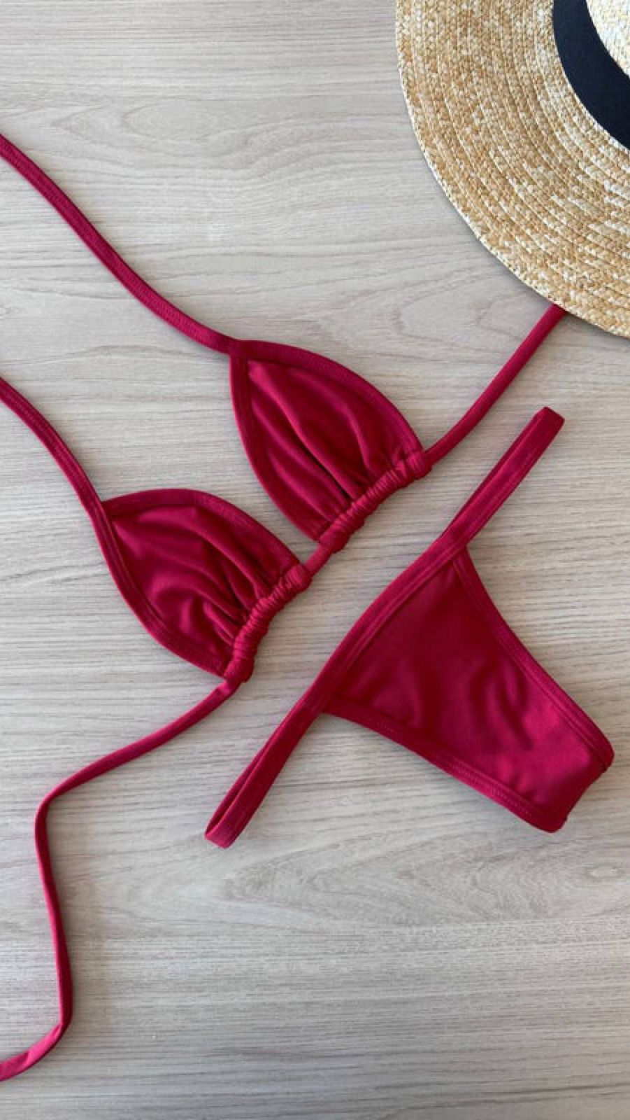 Biquíni Fita Vermelho Cereja