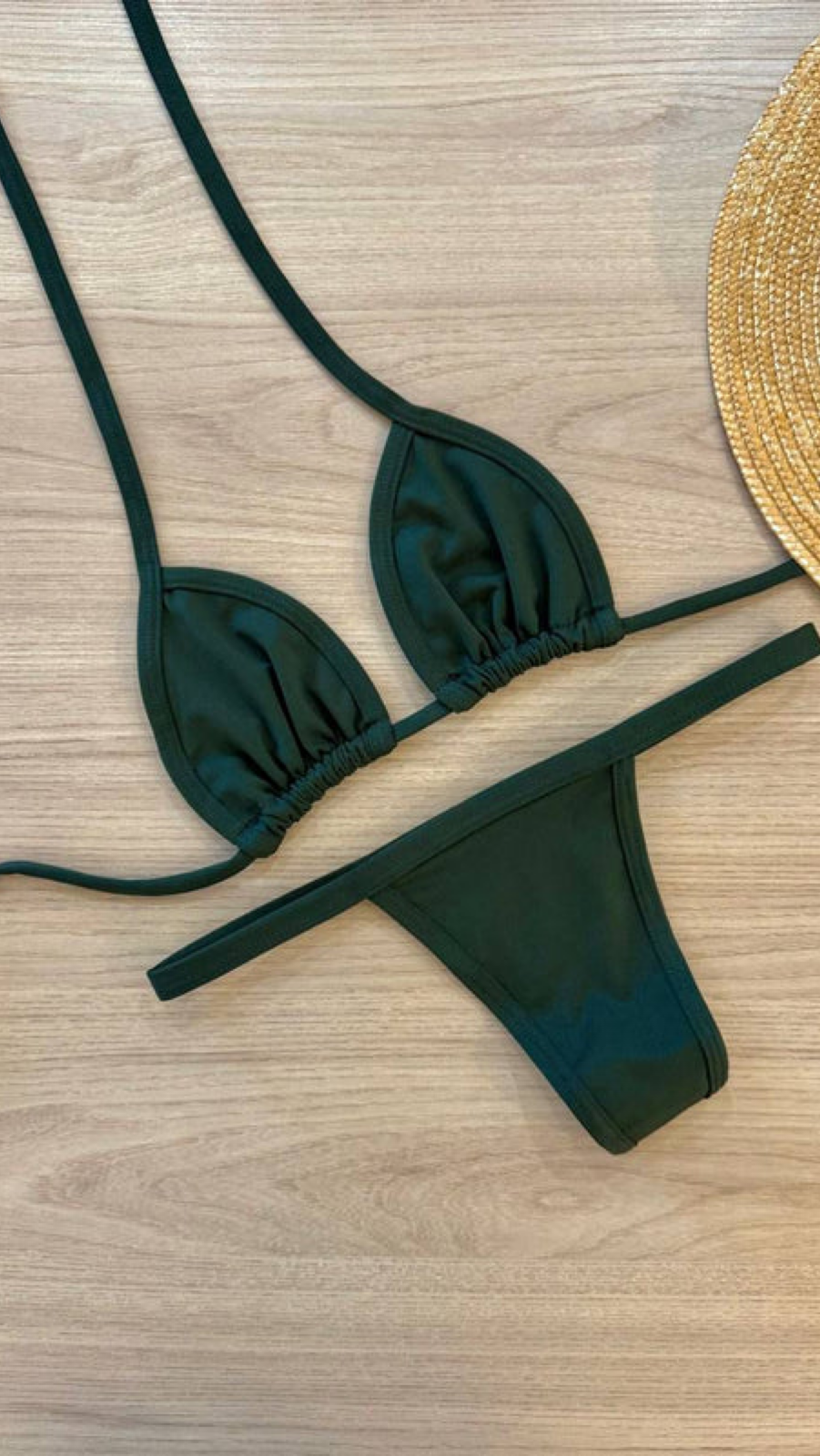 Biquíni Fita Verde Musgo