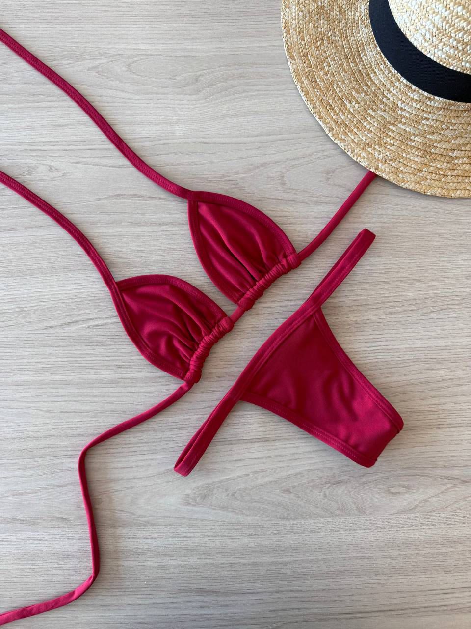Biquíni Fita Vermelho Cereja