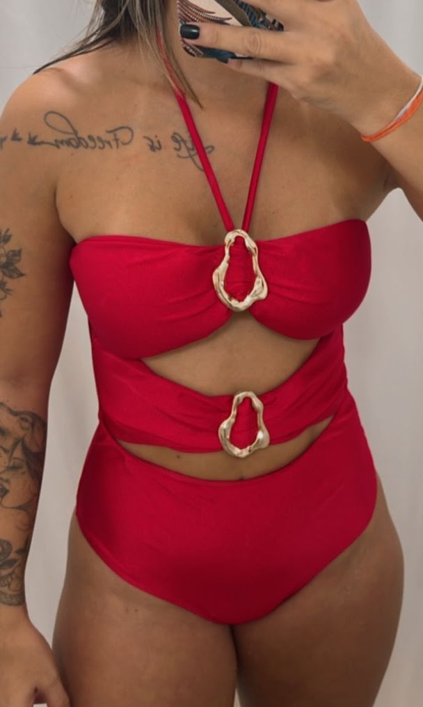 Maiô Pipa Com Argola