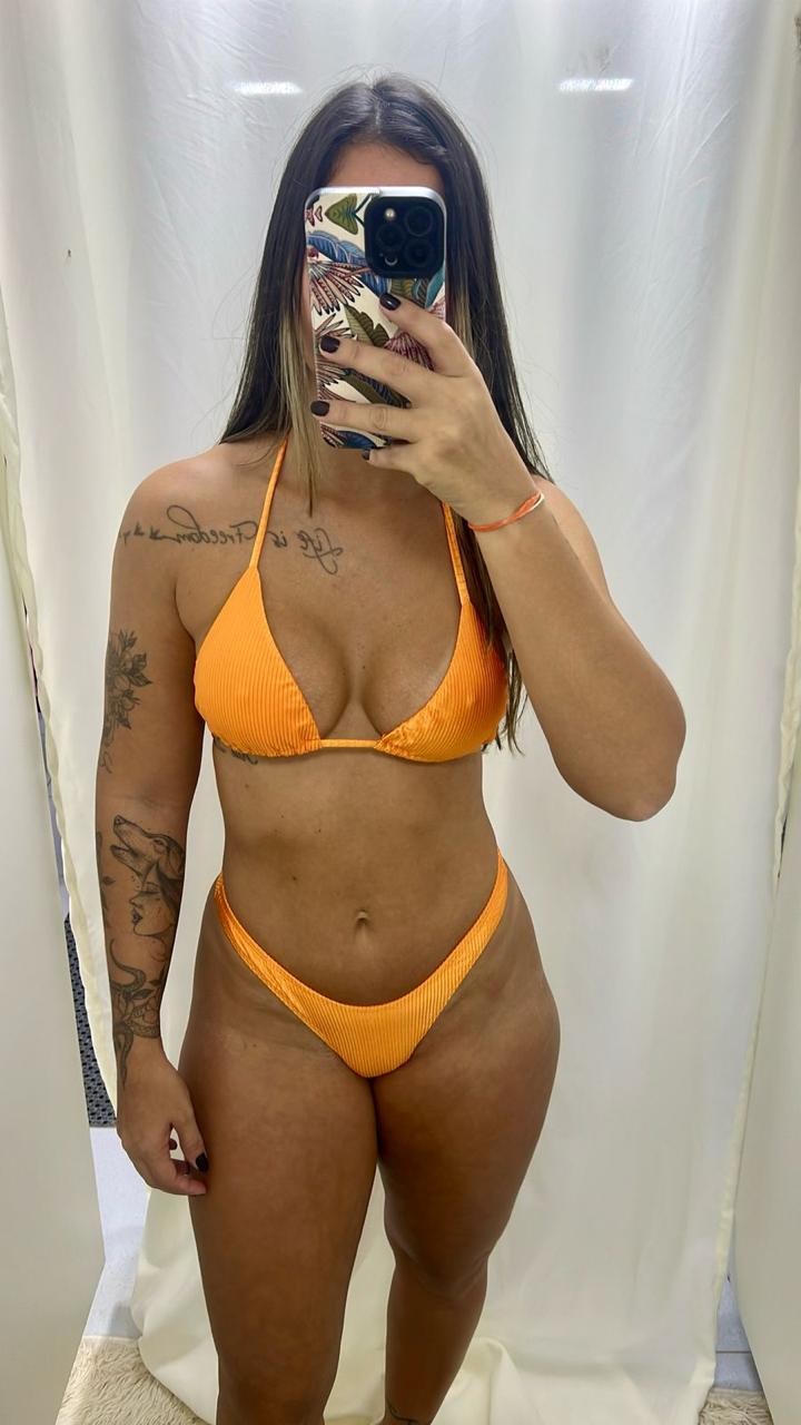 Biquíni Asa Delta Laranja