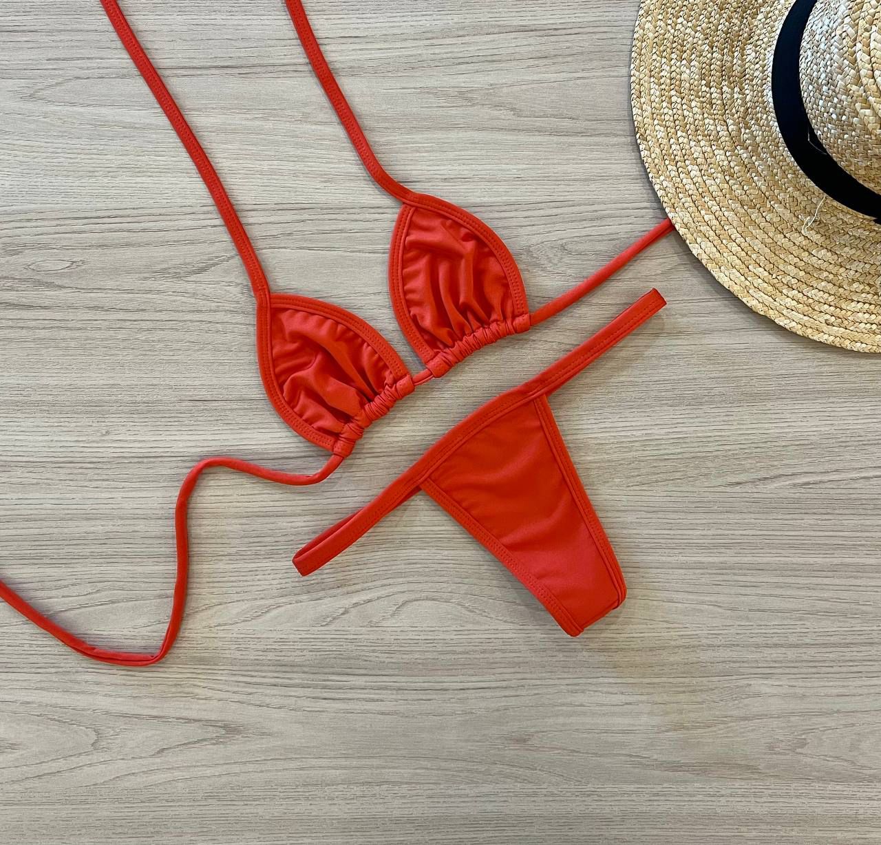 Biquíni Fita Laranja escuro
