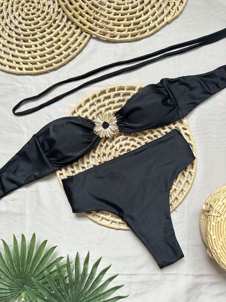 Biquíni Flor Hot Pant