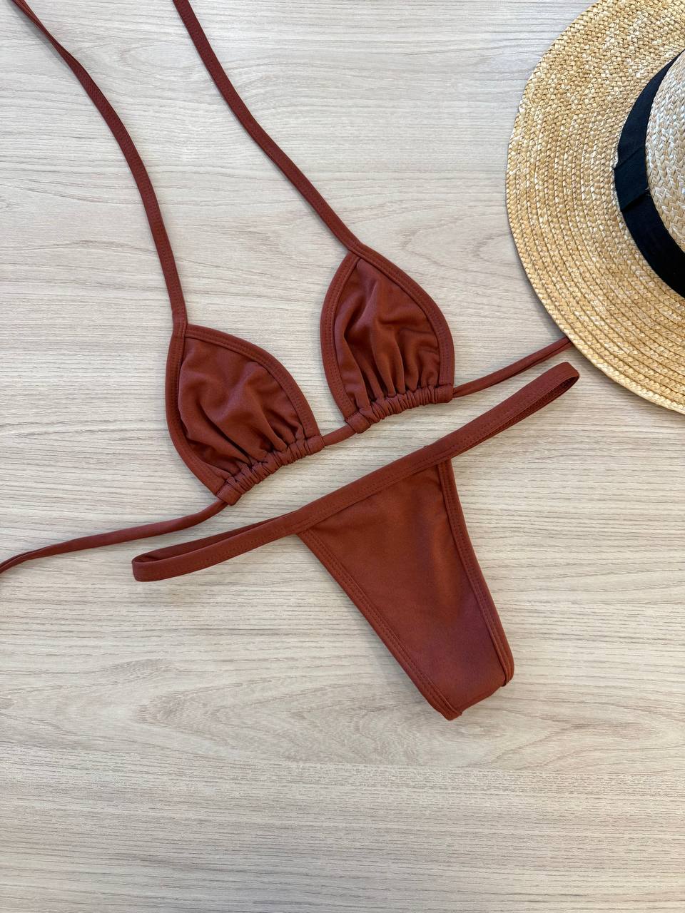 Biquíni Fita Chocolate