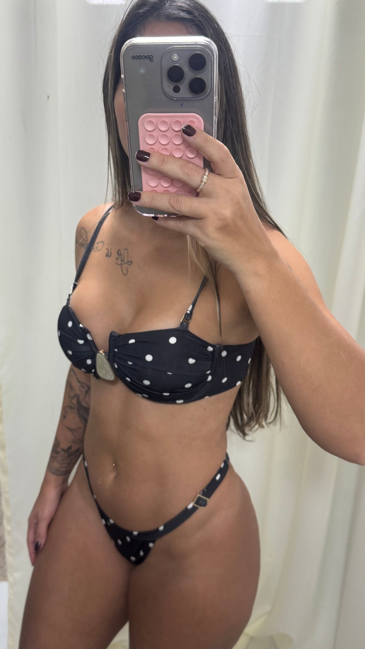 Biquíni Meia Taça Poá