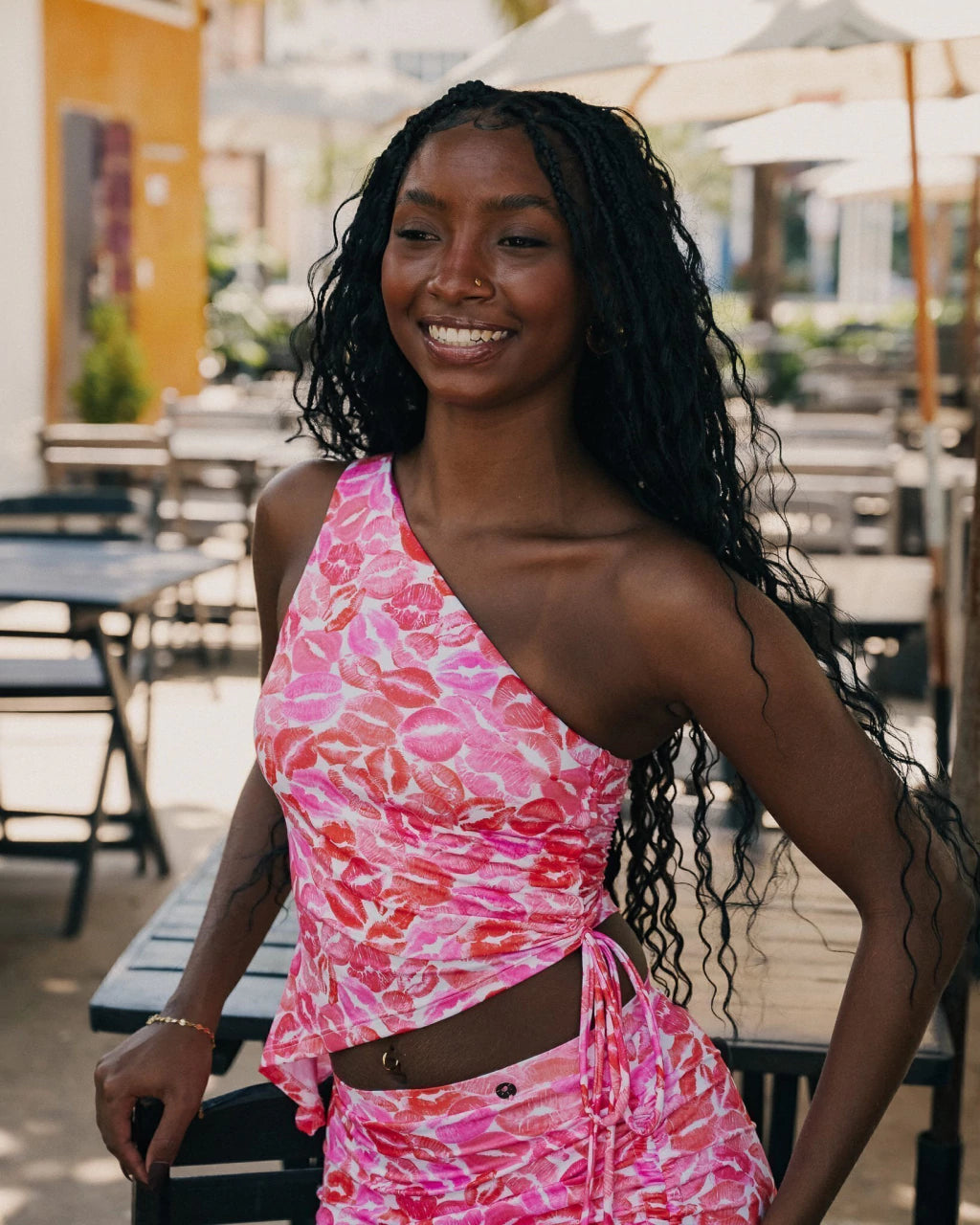 Cropped e Saia Beijo