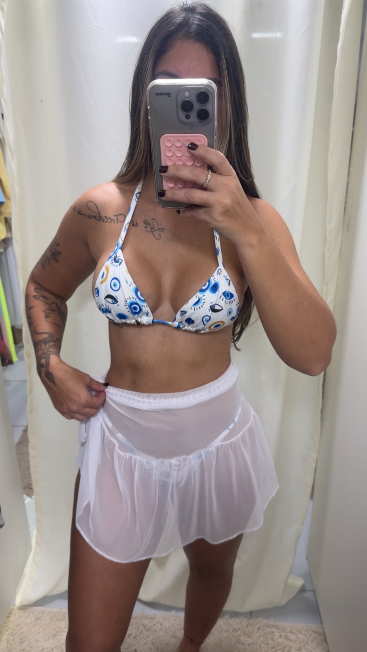 Saia Babado Curta