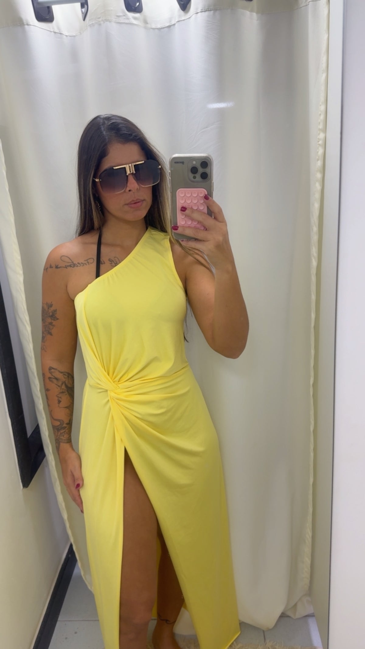 Vestido Nó Um Lado