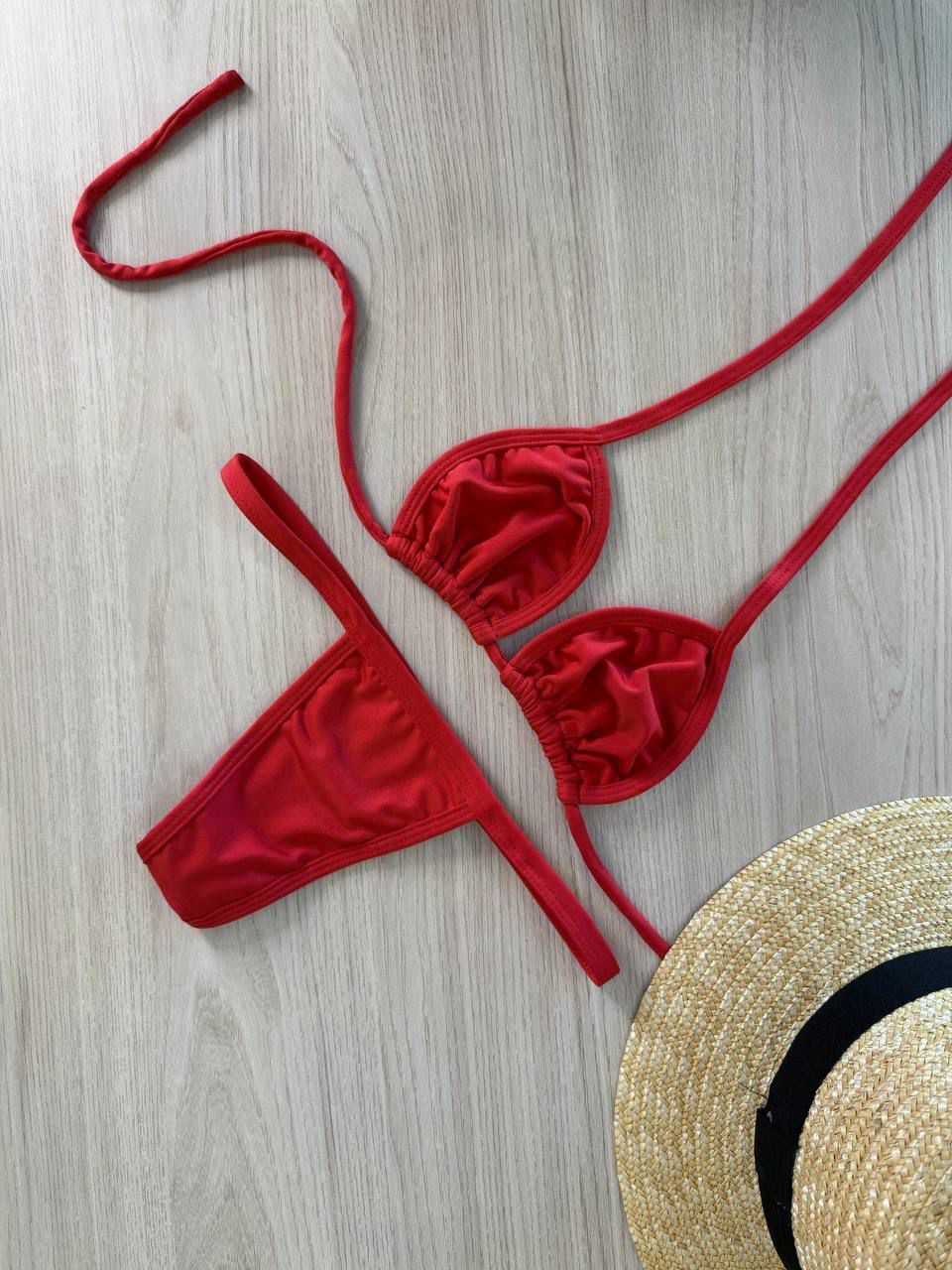 Biquíni Fita Bordô